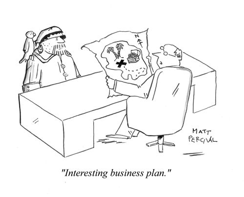 'Interesting business plan.'