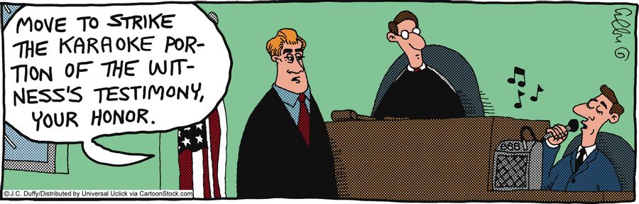 Witness testimony...