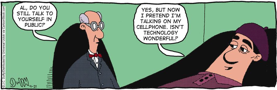 'Isn't technology wonderful?'