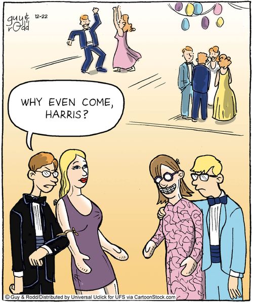 'Why even come, Harris?'