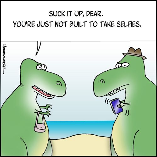 '...You're just not built to take selfies.'