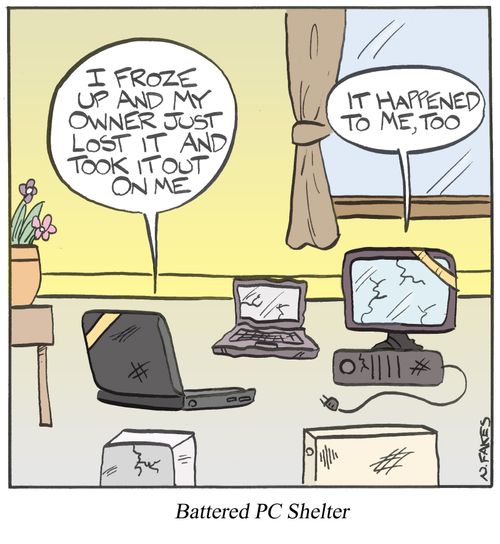 Battered PC Shelter