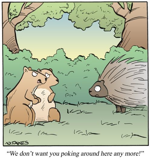 'We don't want you poking around here any more!'