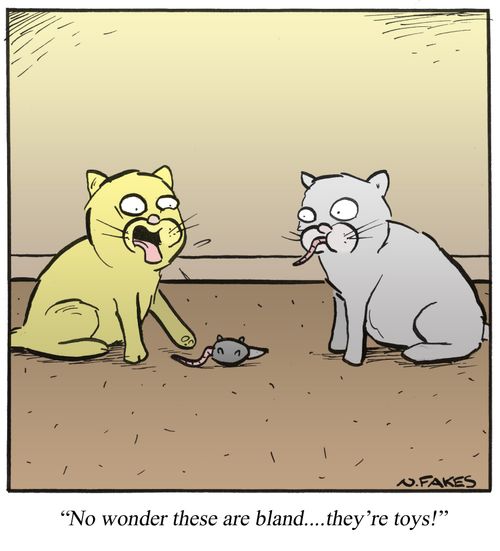 'No wonder these are bland...they're toys!'