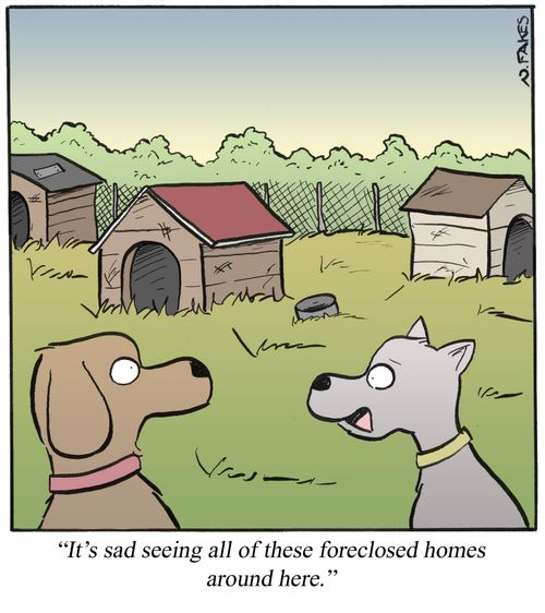 'It's sad seeing all of these foreclosed homes around here.'