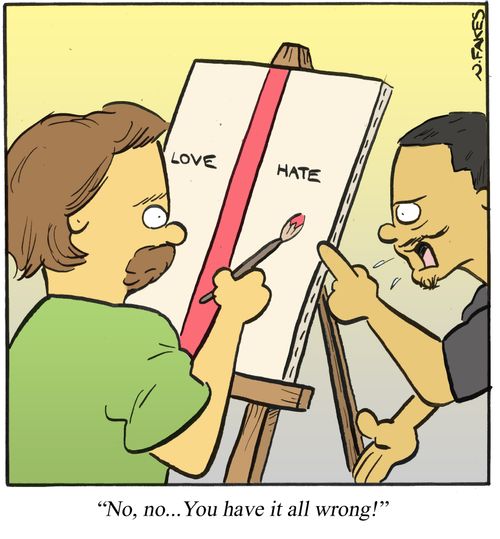 'No, no....You have it all wrong!'