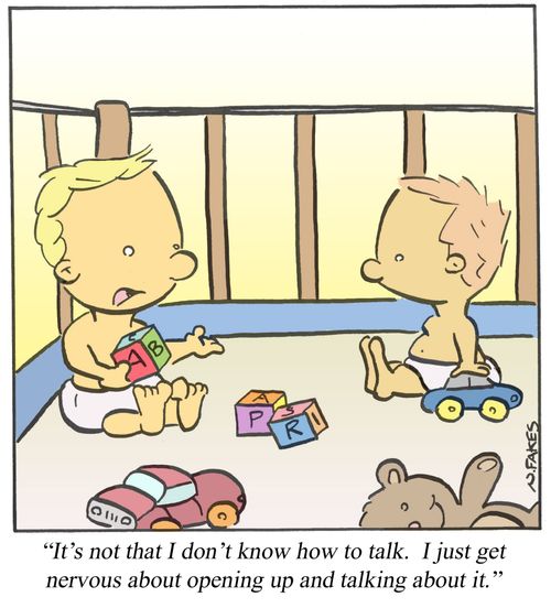 '...I just get nervous about opening up and talking about it.'