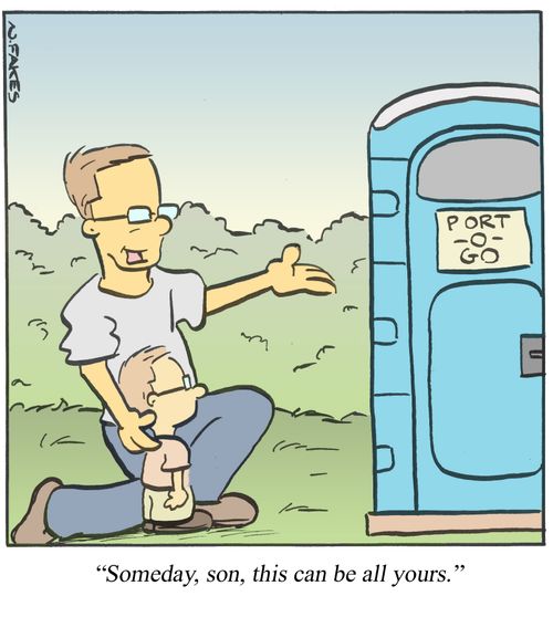 'Someday, son, this can be all yours.'