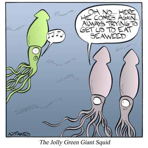 The Jolly Green Giant Squid