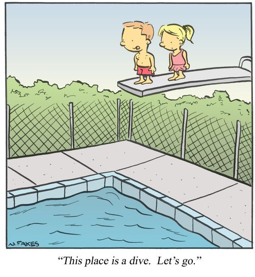 'This place is a dive...'