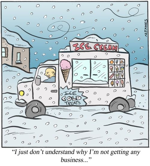 'I just don't understand why I'm not getting any business...'