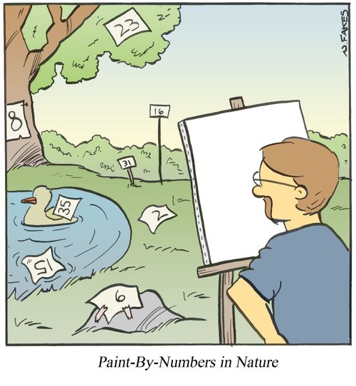 Paint-By-Numbers in Nature