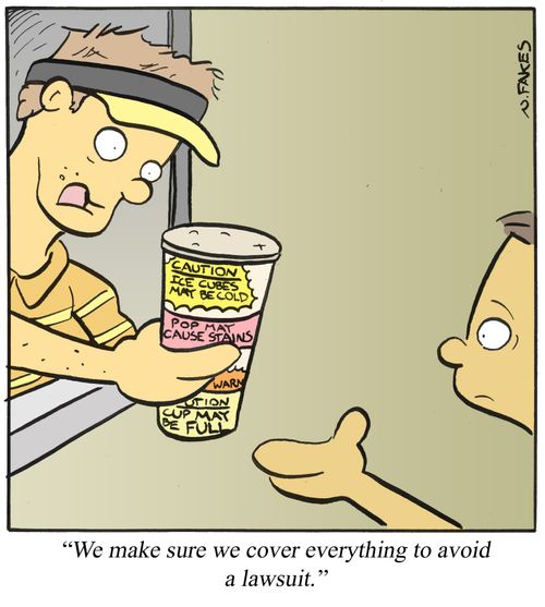 'We make sure we cover everything to avoid a lawsuit.'