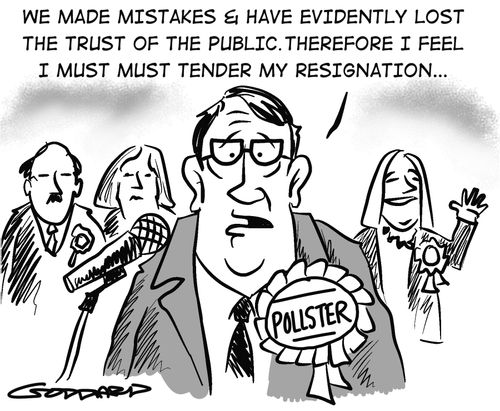 "We made mistakes & have evidently lost the trust of the public. Therefore I feel I must tender my resignation..."