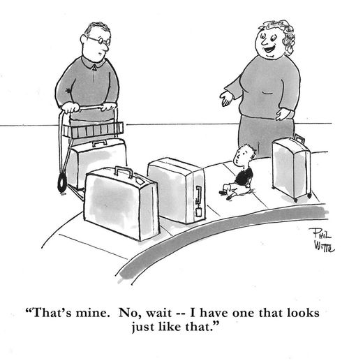 "That's mine. No, wait - I have one that looks just like that."