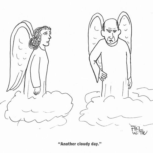 "Another cloudy day."