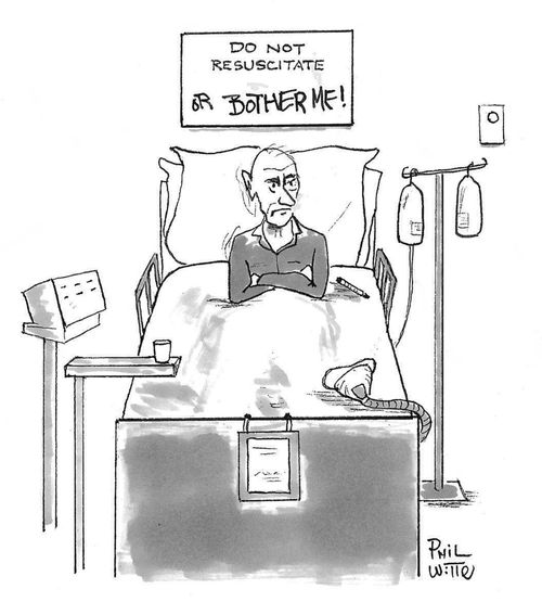 Do Not Resuscitate or Bother Me!