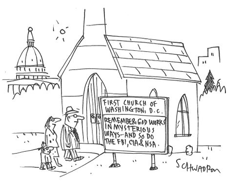 First Church of Washington, DC. Remember, God works in mysterious way - and so do the FBI, CIA & NSA.
