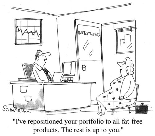 I've repositioned your portfolio to fat-free products....