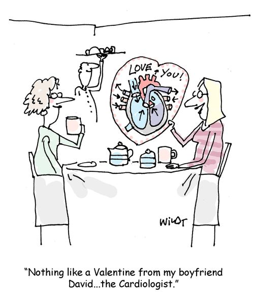 Nothing like a Valentine from my boyfriend David... the cardiologist.