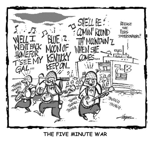 'The five minute war,'