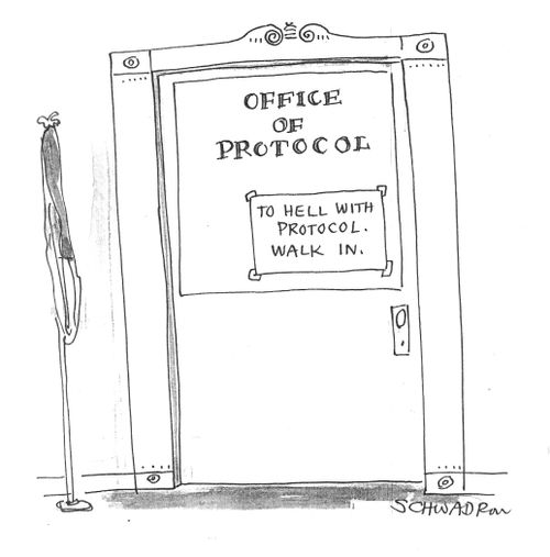 To Hell with Protocol, Walk In