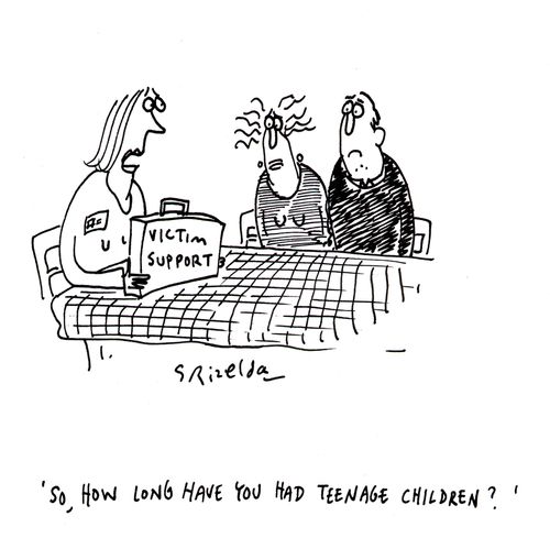 'So how long have you had teenage children?'