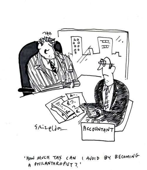Fat Cat & Accountant - 'How much tax can I avoid by becoming a Philanthropist?'
