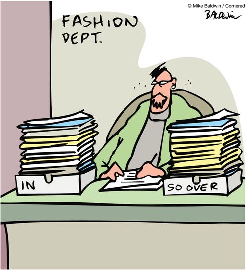 Fashion department desk trays/In/So Over.