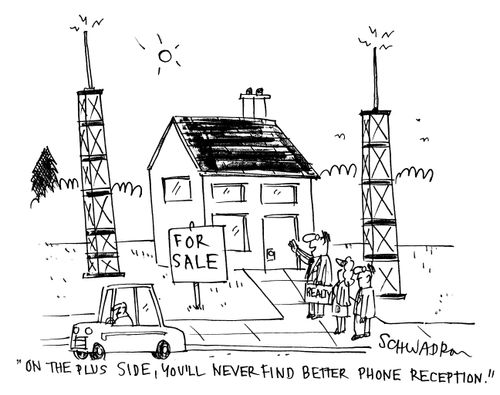 'On the plus side, you'll never find better phone reception.'