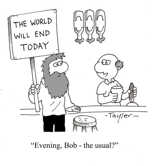 ''Evening, Bob - the usual?'