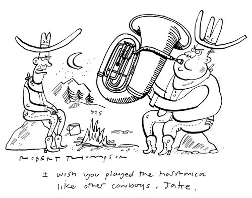 'I wish you played the harmonica like other cowboys, Jake.'