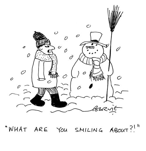 'What are you smiling about?!'