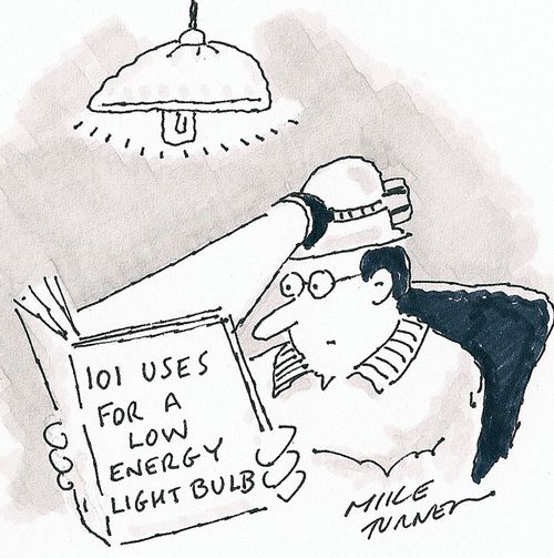 101 uses for a low energy light bulb.