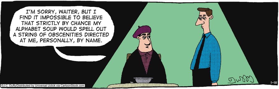 The alphabet soup that bites back!