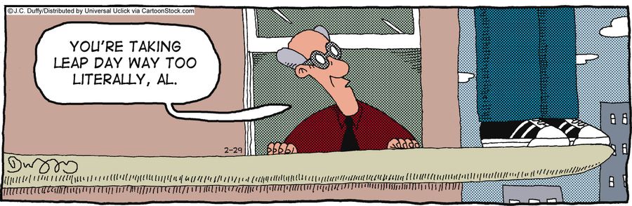 'You're taking leap day way too literally, Al.'