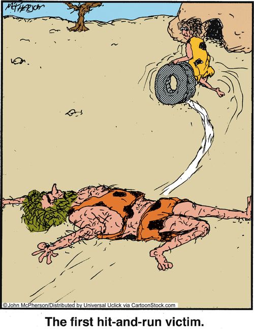 The first hit-and-run victim.
