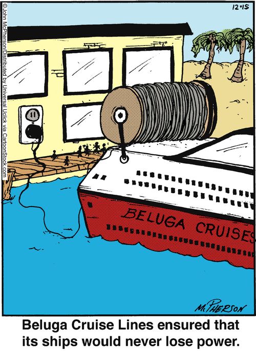 Beluga Cruise Lines ensured that its ships would never lose power.