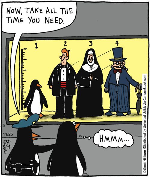 'Now, take all the time you need.'
