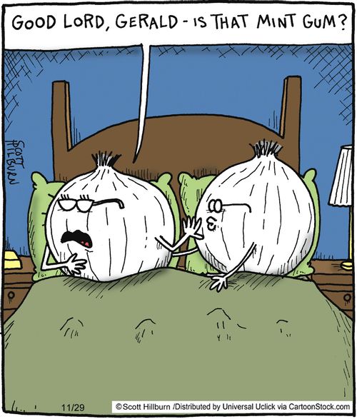 'Good lord, Gerald-is that mint gum?'