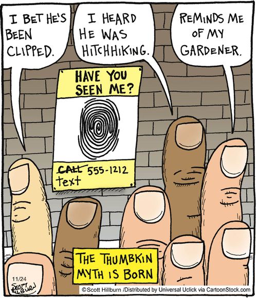 The Thumbkin Myth is Born