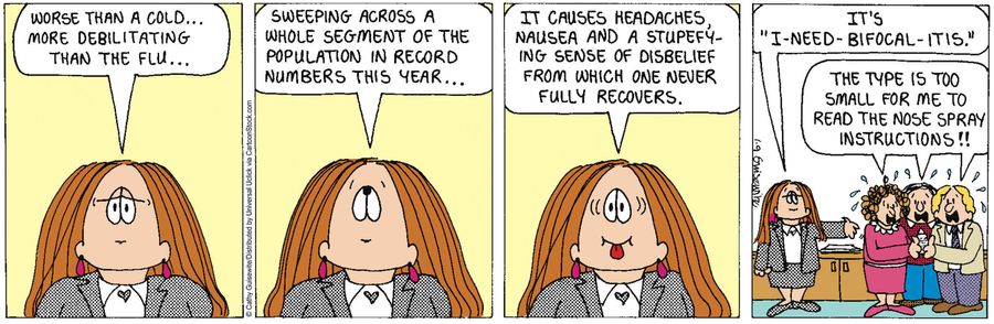 'I-need-bifocal-itis.'