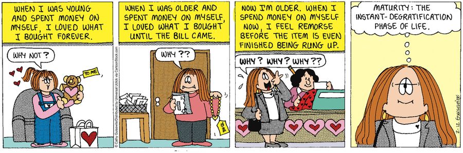 'Maturity: the instant-degratification phase of life.'