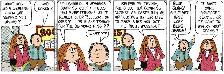 Dumping clothes...