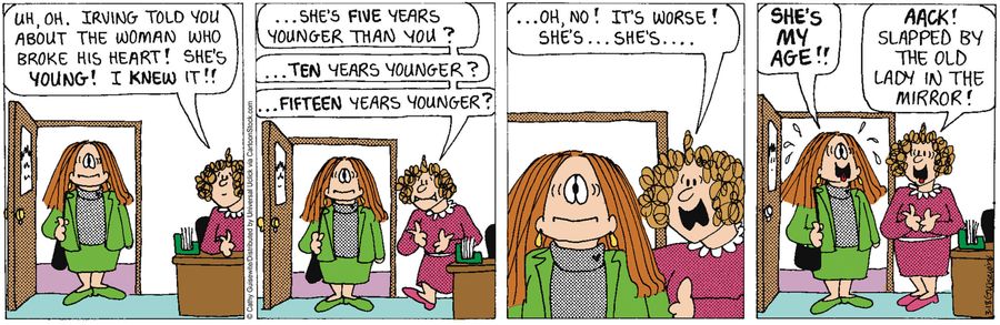 'She's my age!!'