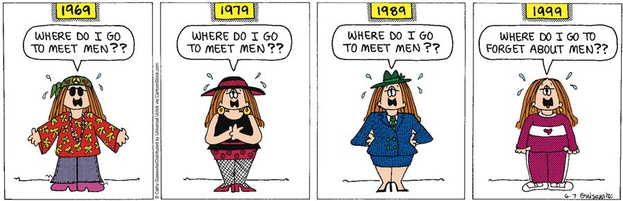 'Where do I go to forget about men?'