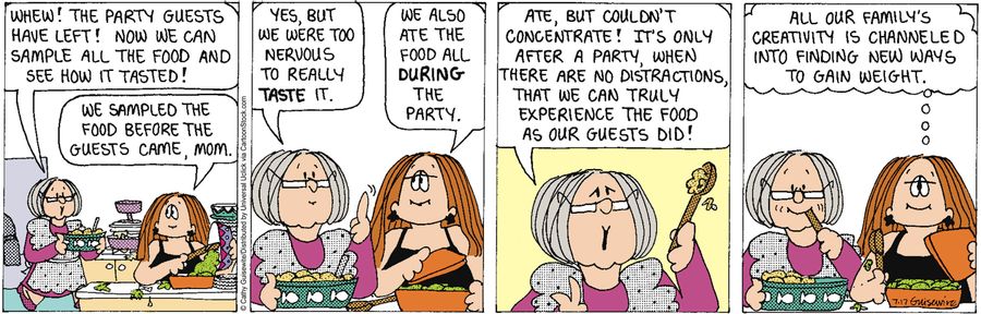 'All our family's creativity is channelled into finding ways to gain weight.