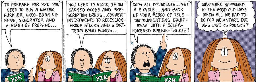 'Whatever happened to the good old days where all we had to do for news years eve was lose 25 pounds?'
