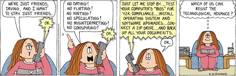 'Which of us can resist the technological advance?'