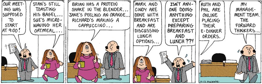 'My management team the forward thinkers.'